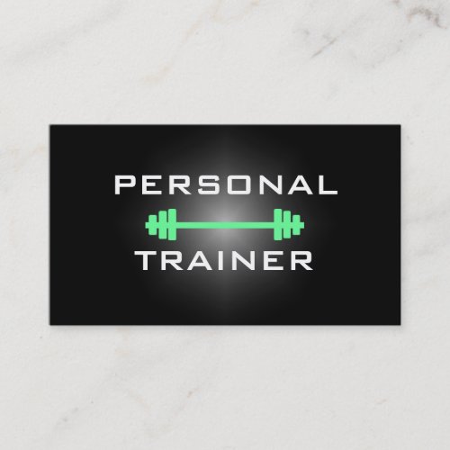 Personal Trainer or Fitness Center Business Card