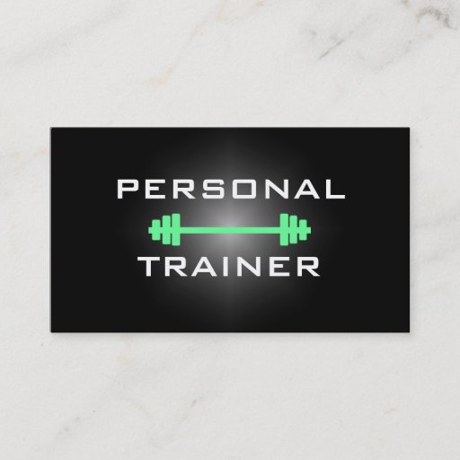 Customizable Personal Trainer or Fitness Center Business Card