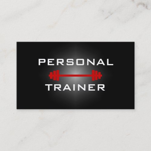Personal Trainer or Fitness Center Business Card