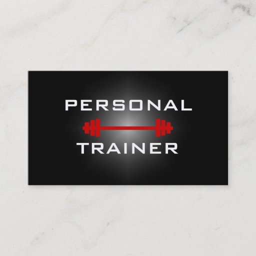 Customizable Personal Trainer or Fitness Center Business Card