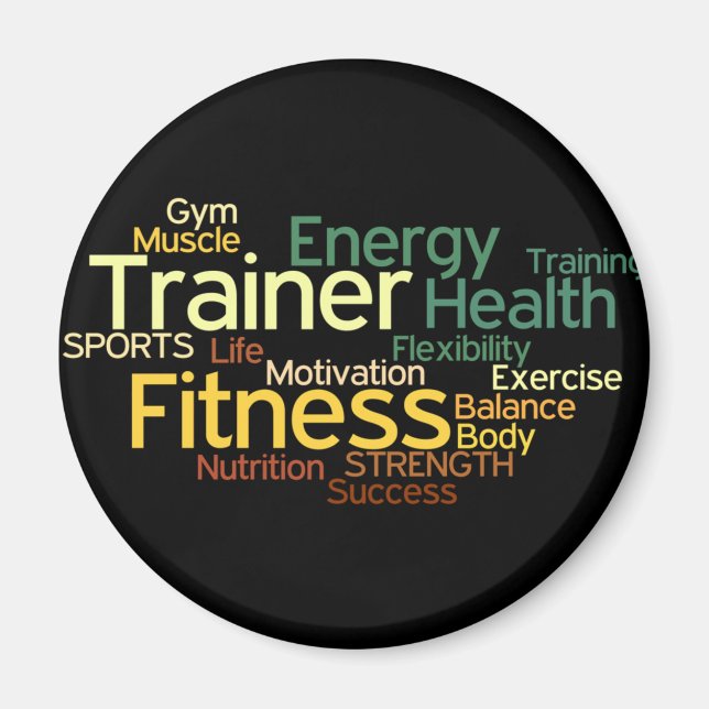 Personal Trainer or Fitness Center Magnet (Front)