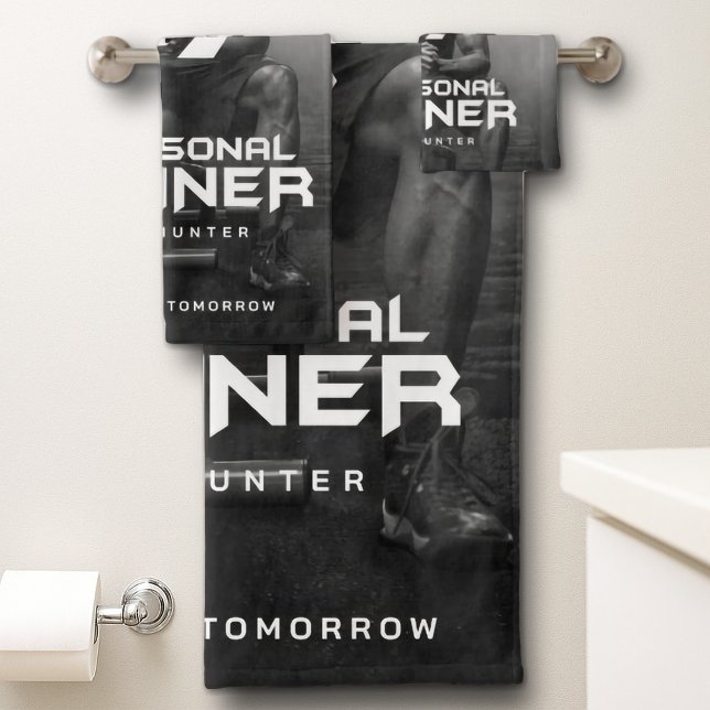 Personal Trainer Personalized Bath Towel Set (Creator Uploaded)