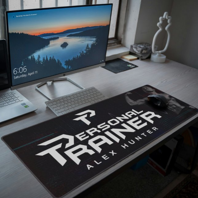 Personal Trainer Personalized Desk Mat (Creator Uploaded)