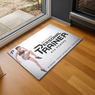 Personal Trainer Personalized Doormat