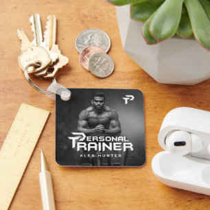 Personal Trainer Personalized Keychain