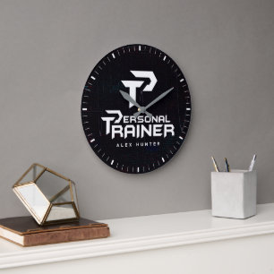 Personal Trainer Personalized Large Clock