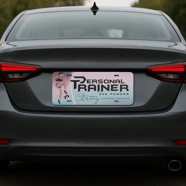 Personal Trainer Personalized License Plate (Creator Uploaded)
