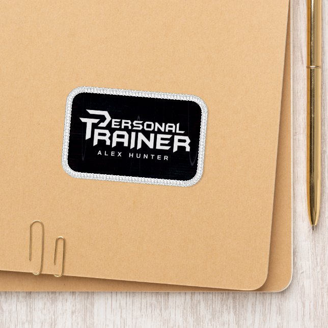 Personal Trainer Personalized Patch (On Folder)