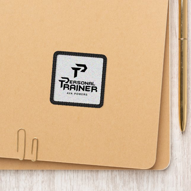 Personal Trainer Personalized Patch (On Folder)