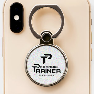 Personal Trainer Personalized Phone Ring Stand