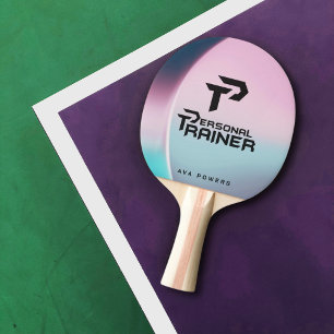 Personal Trainer Personalized Ping Pong Paddle