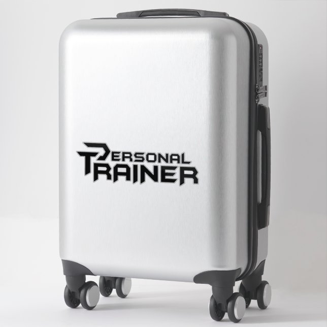 Personal Trainer Personalized Sticker (Suitcase)
