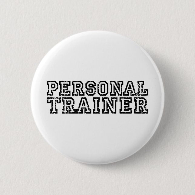 Personal Trainer Pinback Button (Front)