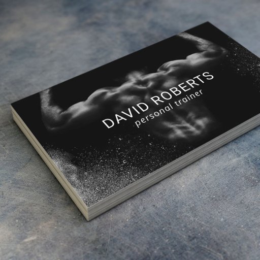 Customizable Personal Trainer Professional Fitness Business Card