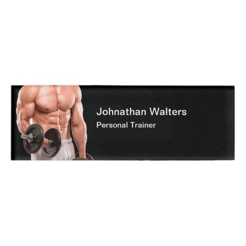 Personal Trainer Workout Gym Staff Name Tag