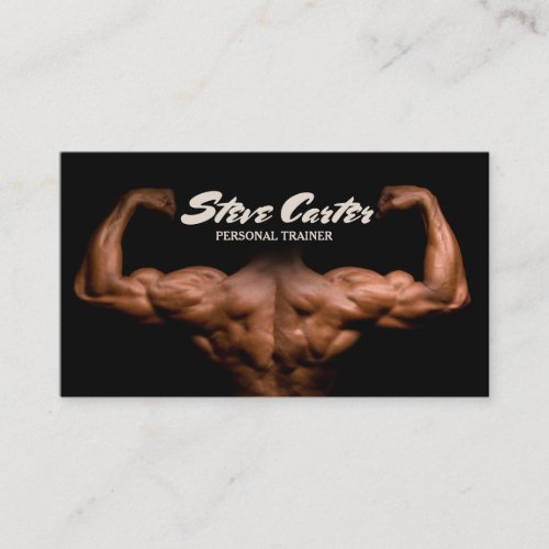 Personal Trainer Workout Sport Club Fitness Card