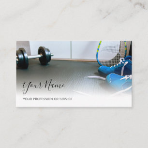 Personal training and fitness coaching experts business card