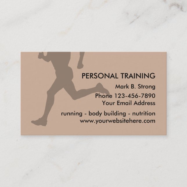 Personal Training Business Cards (Front)