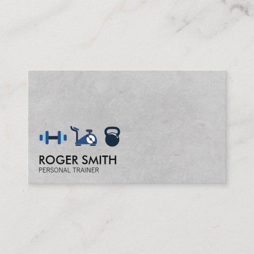 Personal Training Gym Equipment Business Card