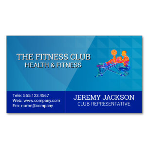 Personal Training Session   Fitness Business Card Magnet