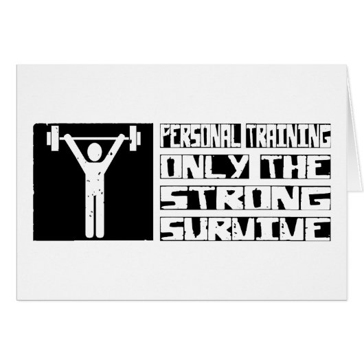 Personal Training Survive Cards (Front Horizontal)