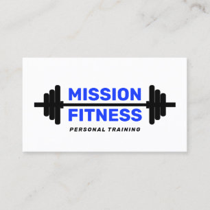Personal Training Trainer Bodybuilder Business Card