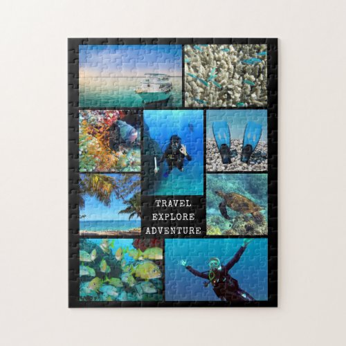 Personal Travel Photography Photo Collage Jigsaw Puzzle
