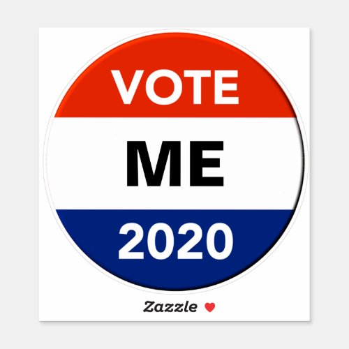 Personal Vote 2020 Presidential Election Campaign Sticker