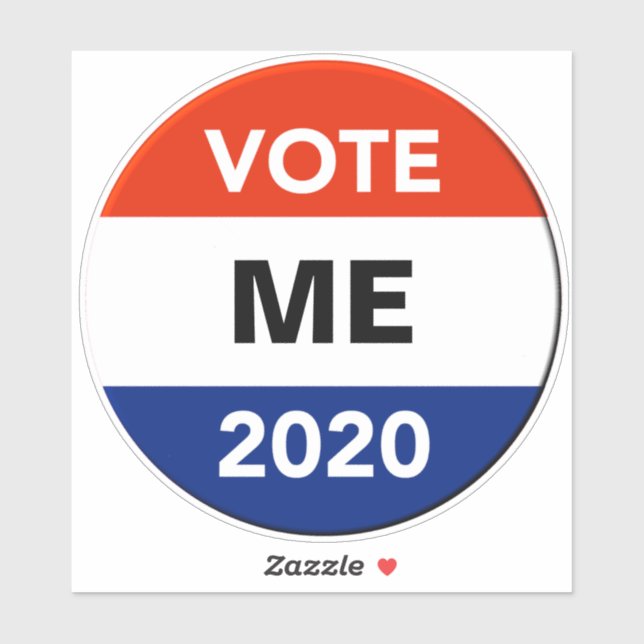 Personal Vote 2020 Presidential Election Campaign Sticker (Sheet)