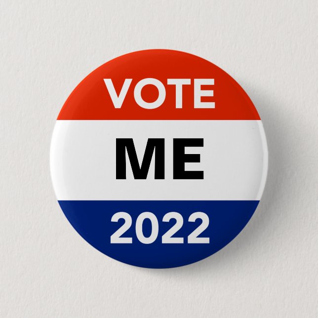 Personal Vote 2022 Midterm Election Campaign Button (Front)