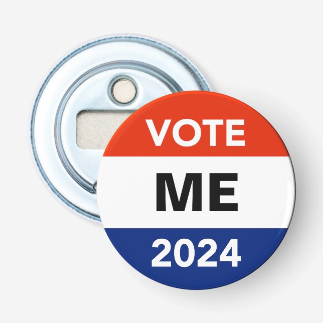 Personal Vote 2024 Presidential Election Campaign Bottle Opener (Front)