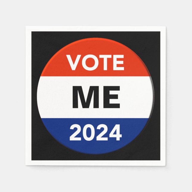 Personal Vote 2024 Presidential Election Campaign Napkins (Front)