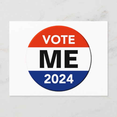 Personal Vote 2024 Presidential Election Campaign Postcard