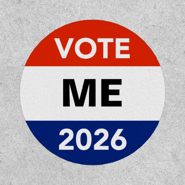 Personal Vote 2026 Midterm Election Campaign Patch (Front)
