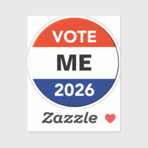 Personal Vote 2026 Midterm Election Campaign Sticker