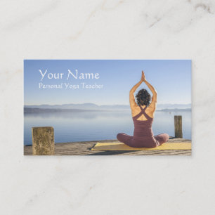 Personal Yoga Teacher Business Card