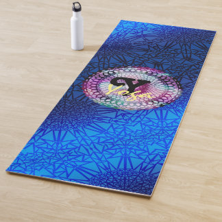 Personal Yoga Zen Water Calm Happy Meditate Mat