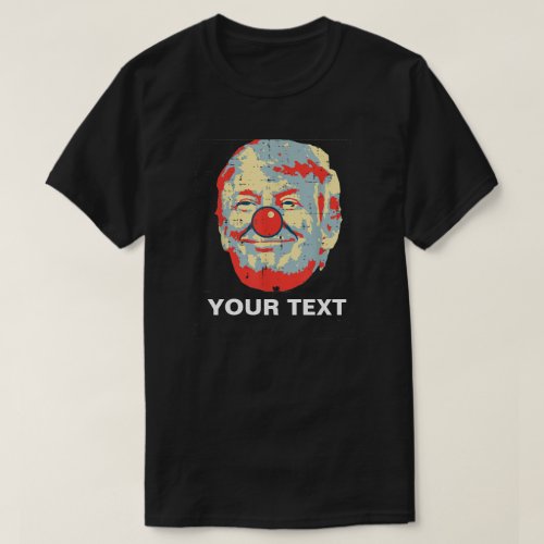Personaled Donald Trump Clown Face Pop Art T_Shirt