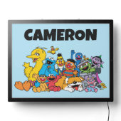 Personaled Sesame Street | Sesame Pals Group LED Sign (Lights Off)