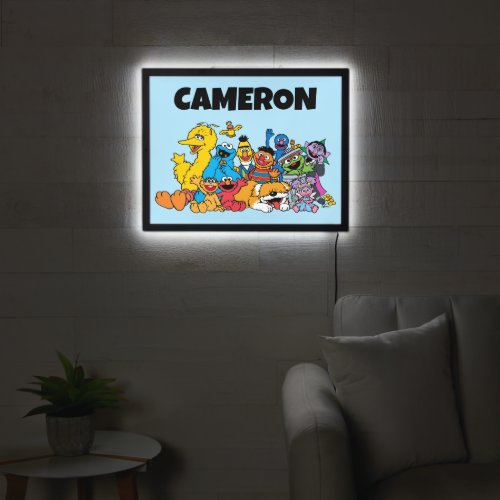 Personaled Sesame Street  Sesame Pals Group LED Sign