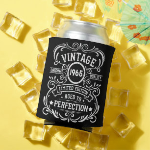 Personaliazed sixty vintage 60th birthday party can cooler