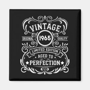 Personaliazed sixty vintage 60th birthday party magnet