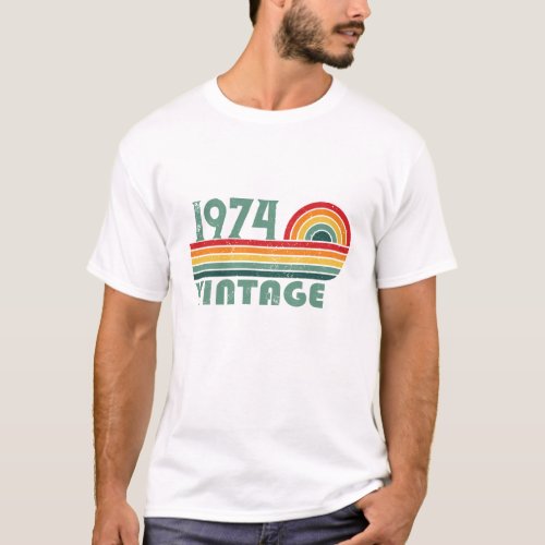 Personaliazed vintage 50th birthday gifts T_Shirt
