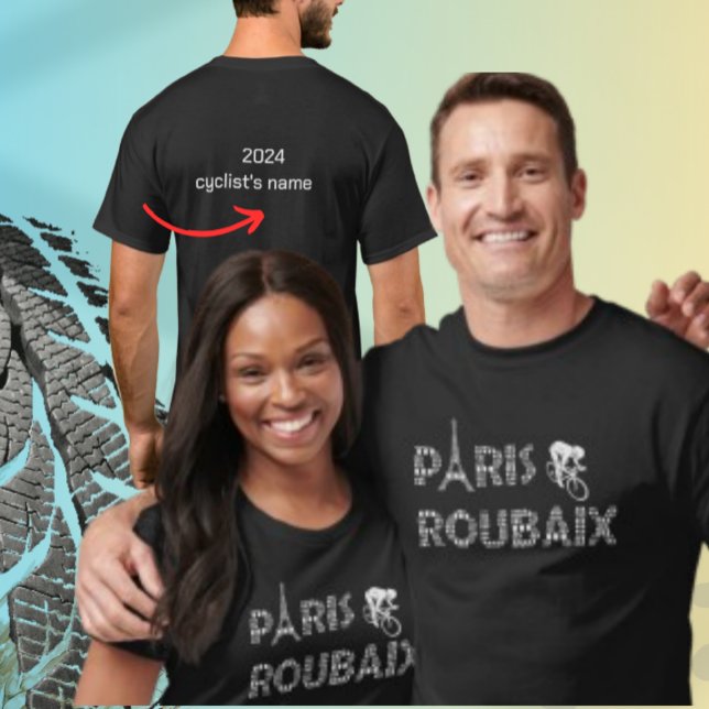  Personalice Facil Paris Roubaix Bikes T-Shirt (Creator Uploaded)