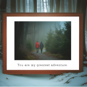 Personalied Photo And Tetx Poster