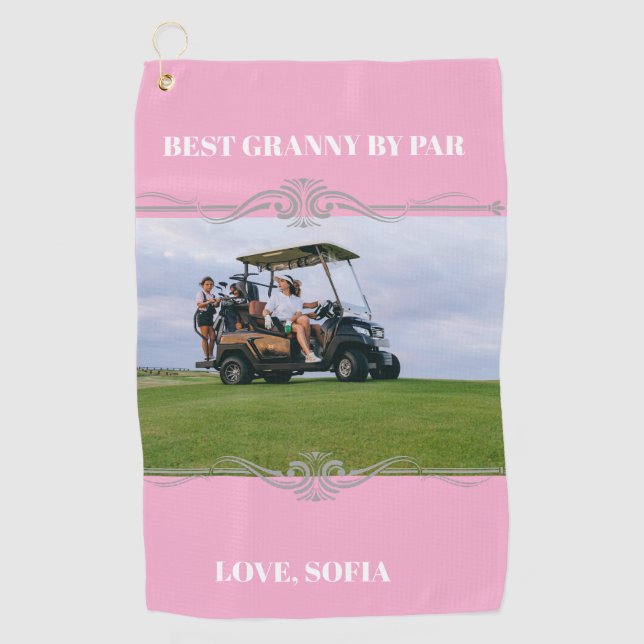 Personaliized Decorative style Photo Golf Tpwe; Golf Towel (Front)