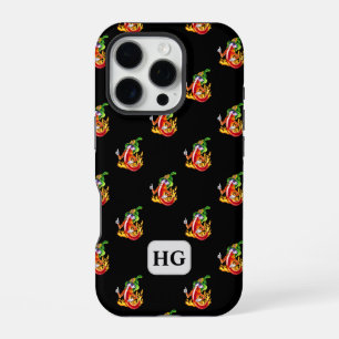 Personalisable Funny Proud Firefighter Chili iPhone 16 Pro Case