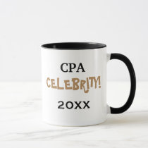 Personalisable Special CPA Accountant Celebration Mug Personalisable Special CPA Accountant Celebration Mug
