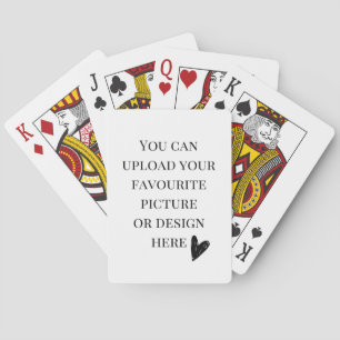 Personalise 2.5" x 3.5" poker cards