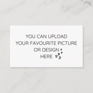 Personalise 3.5" x 2" enclosure card- landscape card